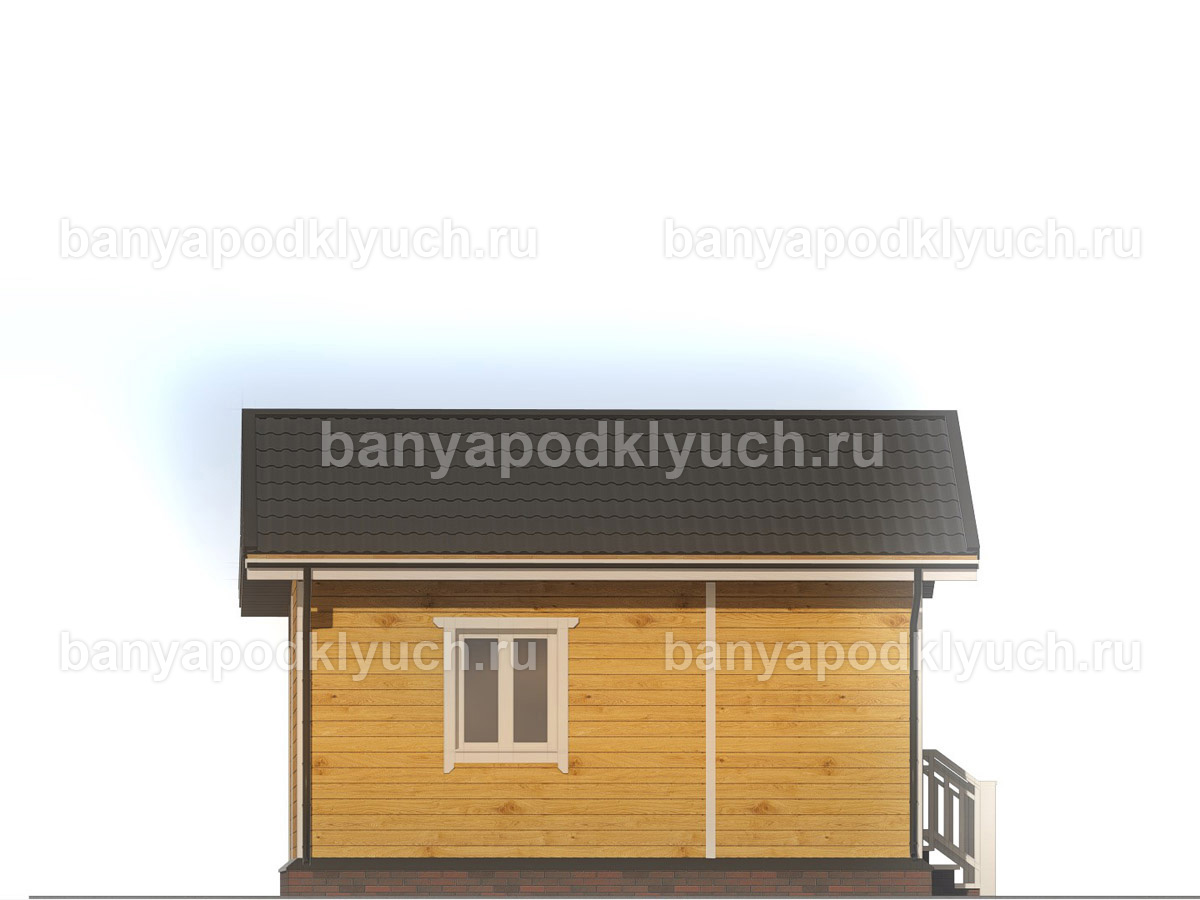 Баня из бруса 6x6 м Баня из бруса 6x6 м