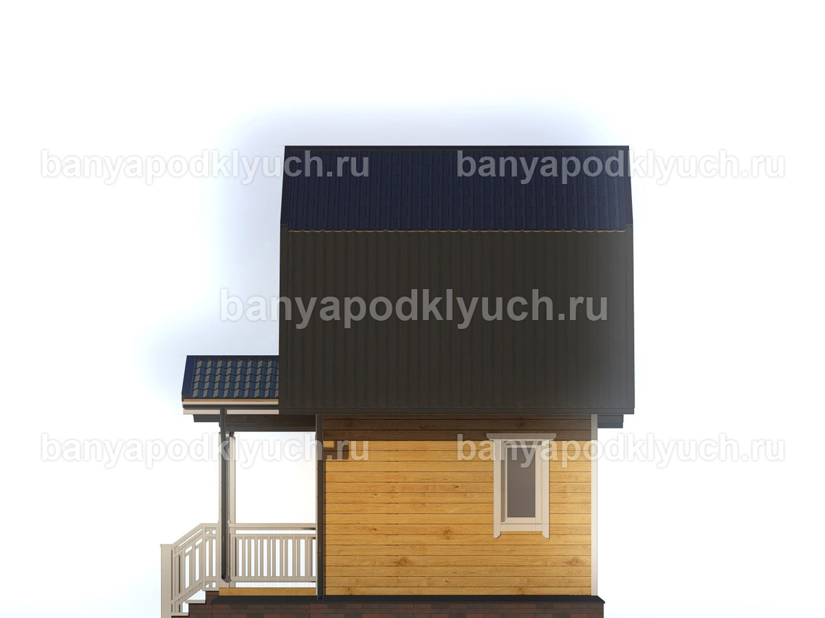 Баня из бруса 5x4 м Баня из бруса 5x4 м