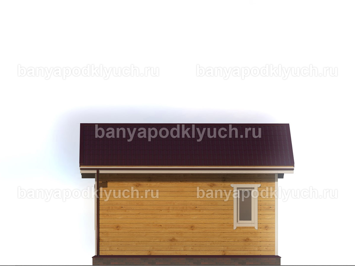 Баня из бруса 6x4 м Баня из бруса 6x4 м
