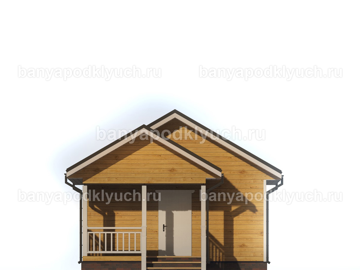 Баня из бруса 6.5x6 м Баня из бруса 6.5x6 м