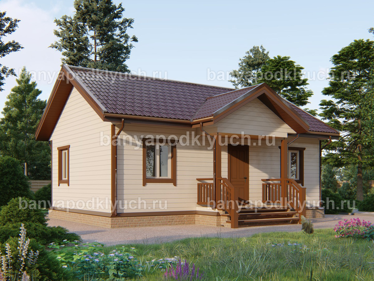 Каркасная баня 9x6 м Каркасная баня 9x6 м