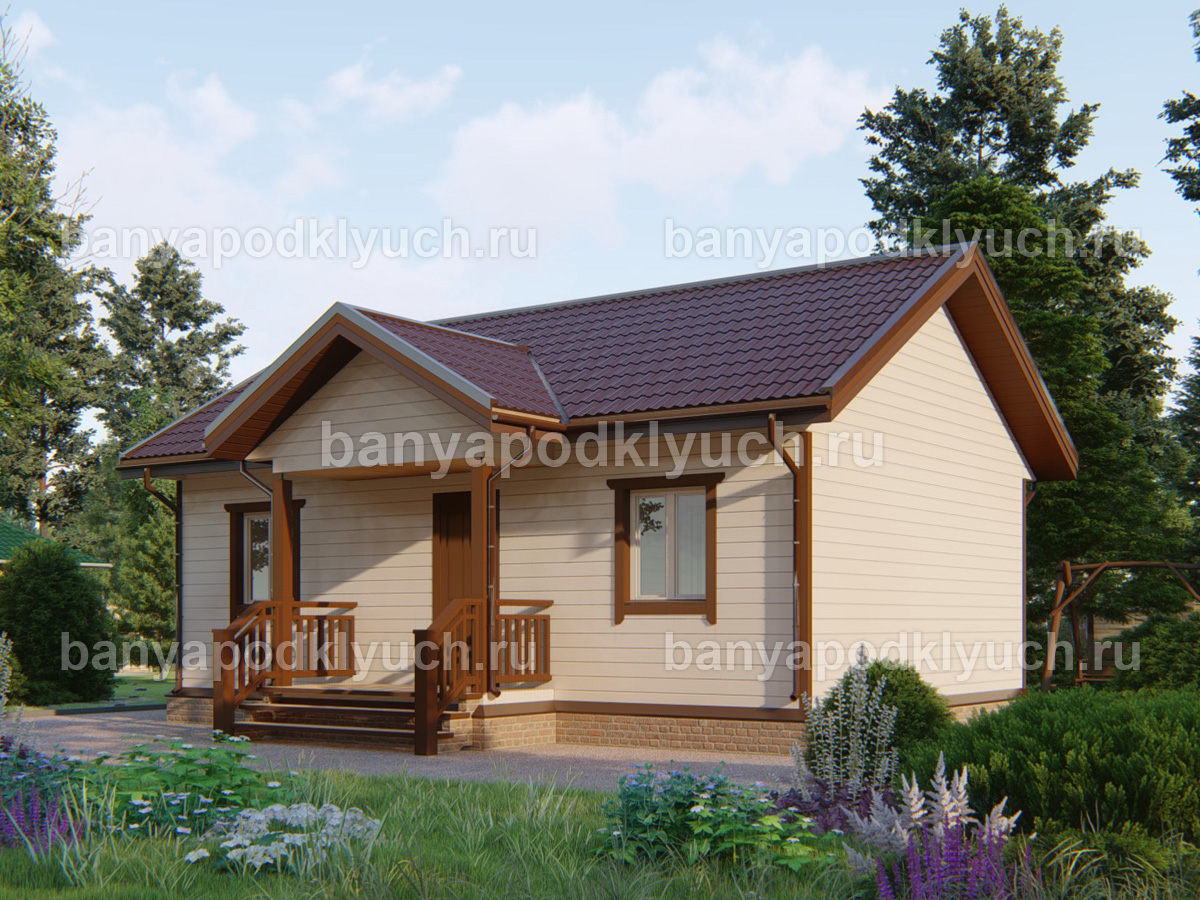 Каркасная баня 9x6 м Каркасная баня 9x6 м