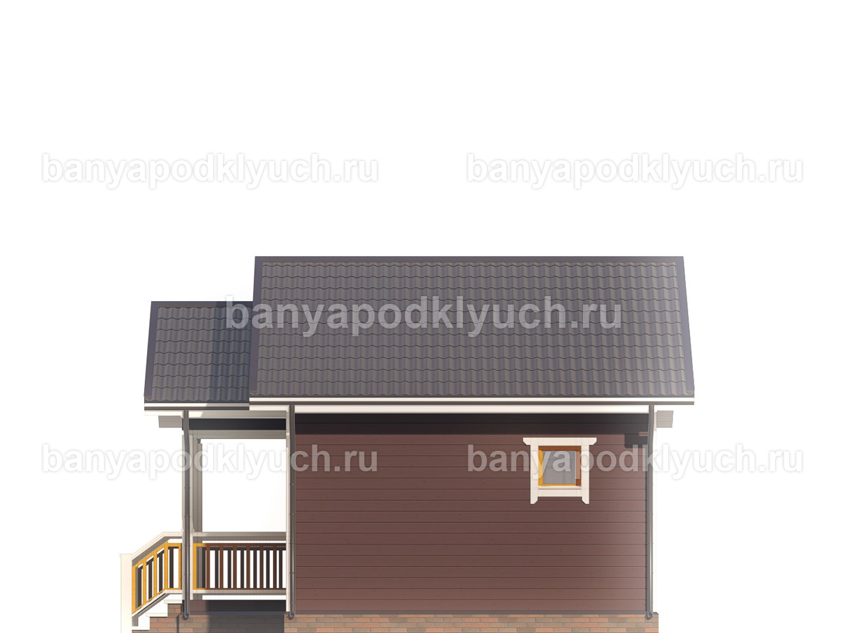 Каркасная баня 6.5x6 м Каркасная баня 6.5x6 м