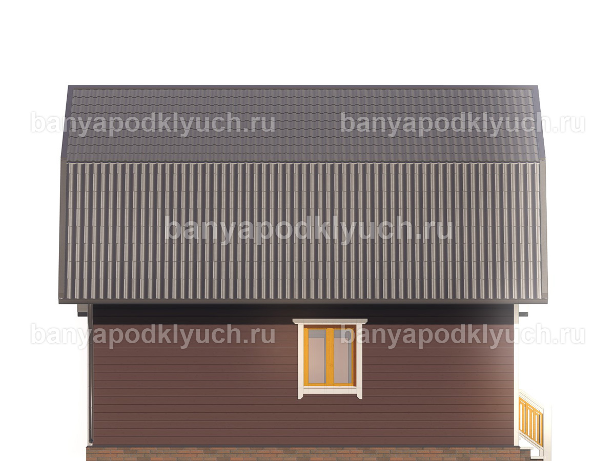 Каркасная баня 8x6 м Каркасная баня 8x6 м
